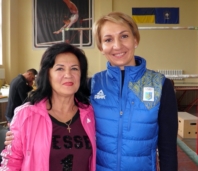 Олена Підгрушна з заслуженим тренером Тетяною Геращенко.